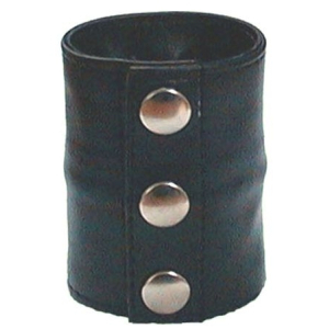 bracelet de force en cuir mister b noir