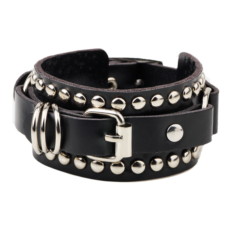 bracelet pearly dark noir