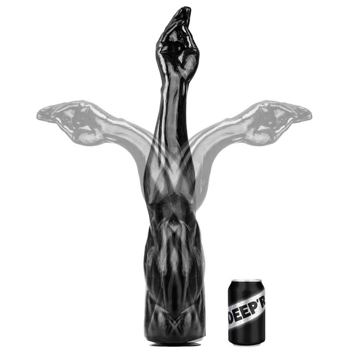 bras a fist deepr mega muscle fist 65 x 135cm noir