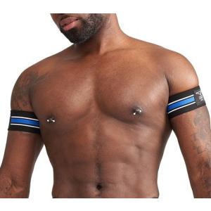 brassards biceps urban club bleu x2
