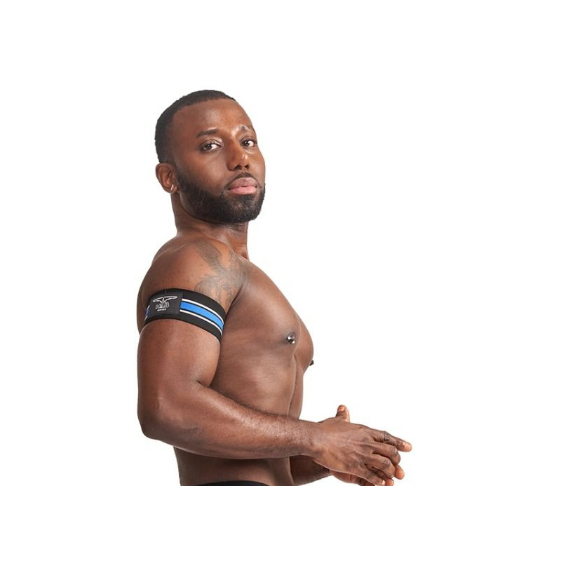 brassards biceps urban club bleu x2 4