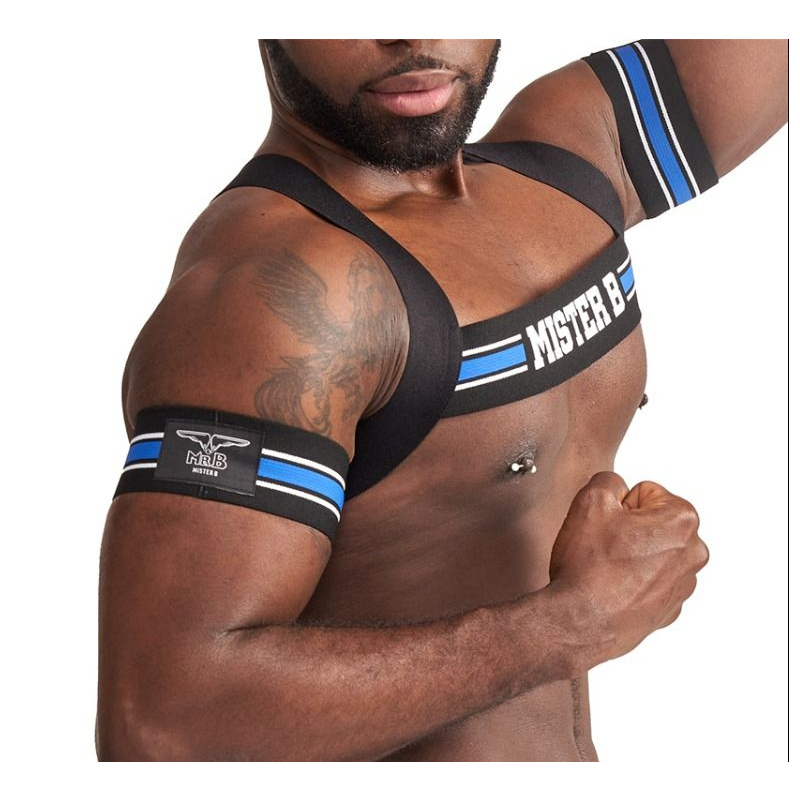 brassards biceps urban club bleu x2 5