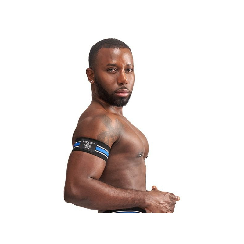 brassards biceps urban club bleu x2 7