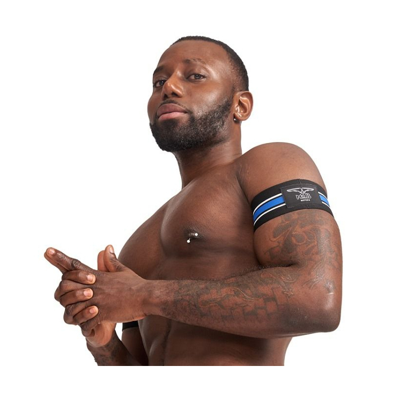 brassards biceps urban club bleu x2 8