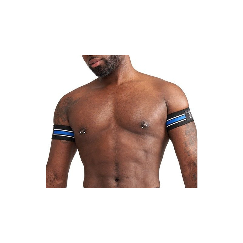 brassards biceps urban club bleu x2
