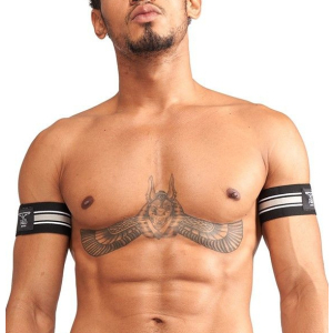 brassards biceps urban club gris x2