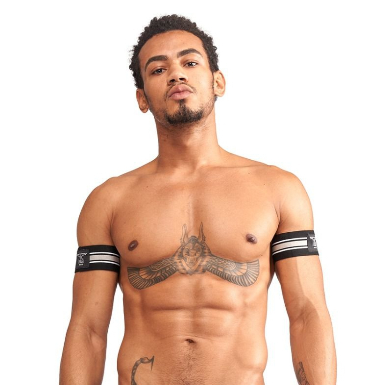 brassards biceps urban club gris x2 6