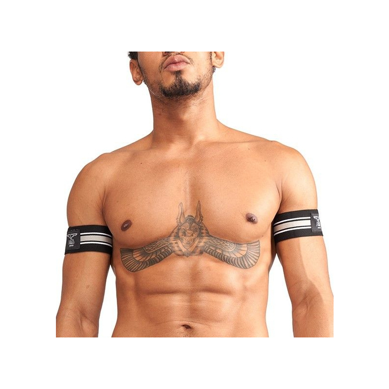 brassards biceps urban club gris x2