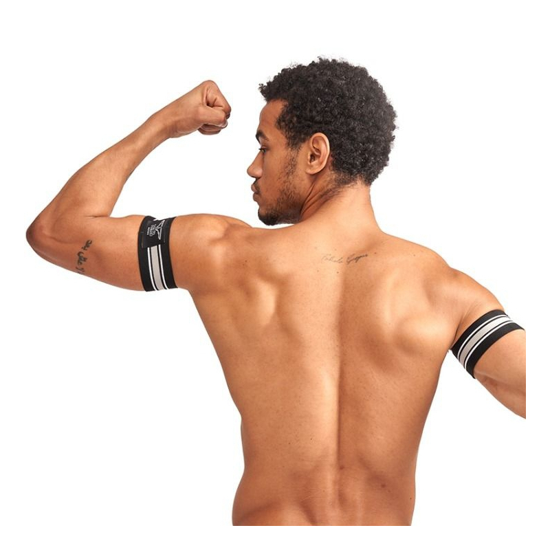 brassards biceps urban club gris x2 9