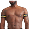 brassards biceps urban club jaune x2