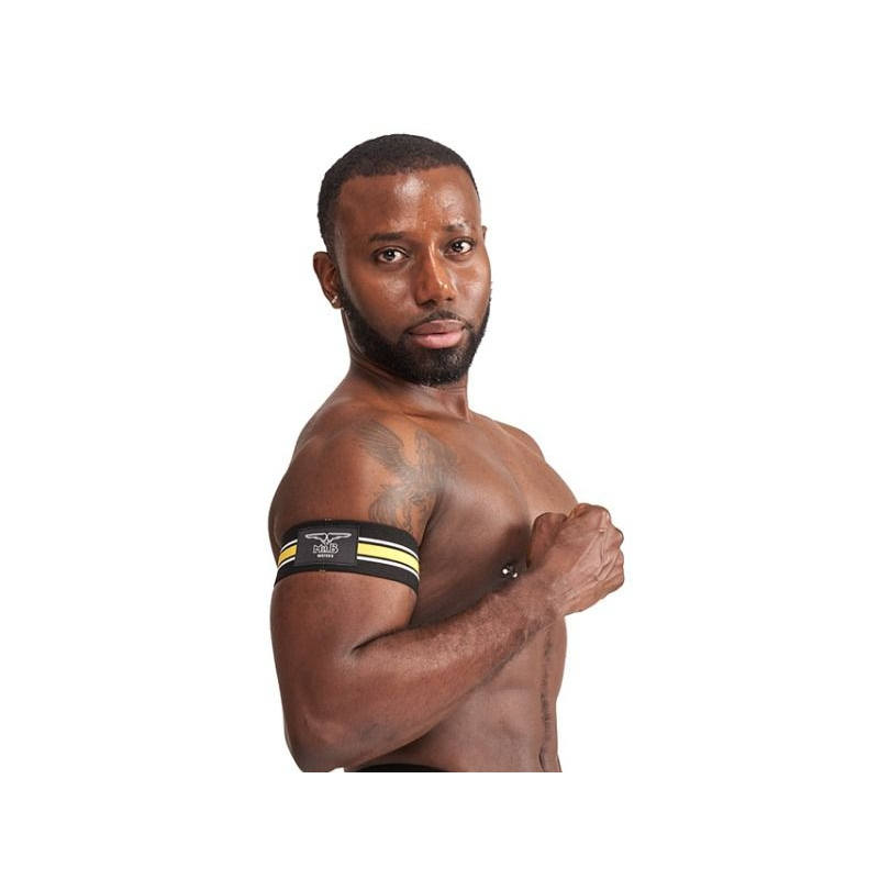 brassards biceps urban club jaune x2 3