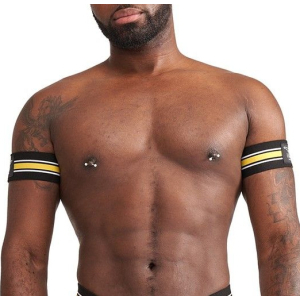 brassards biceps urban club jaune x2