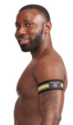 brassards biceps urban club jaune x2 5