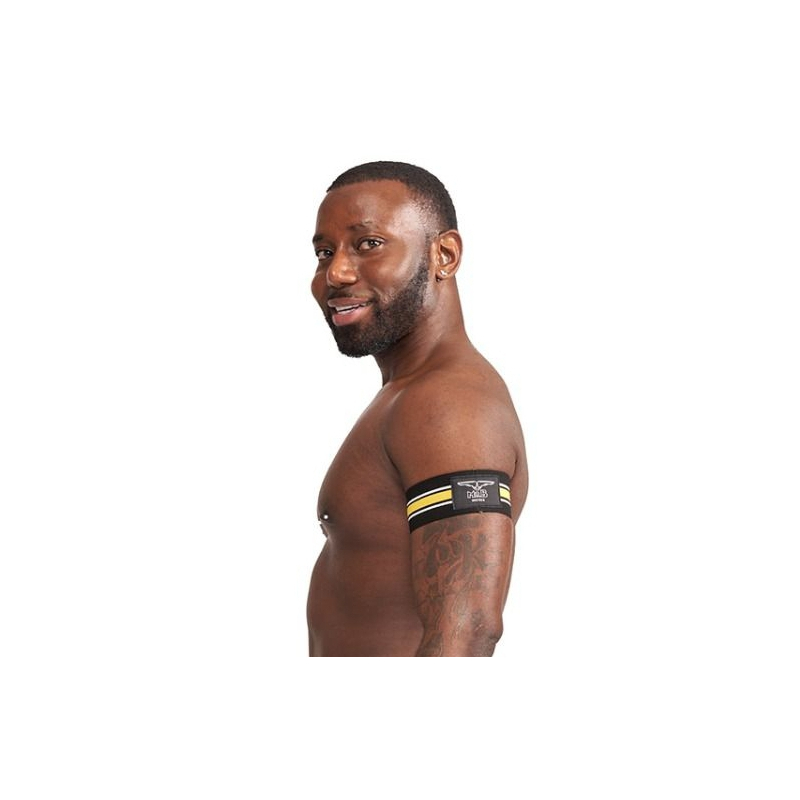 brassards biceps urban club jaune x2 5
