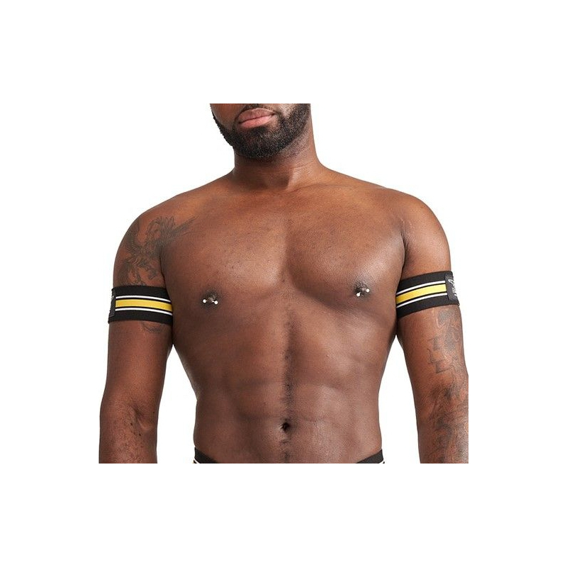 brassards biceps urban club jaune x2