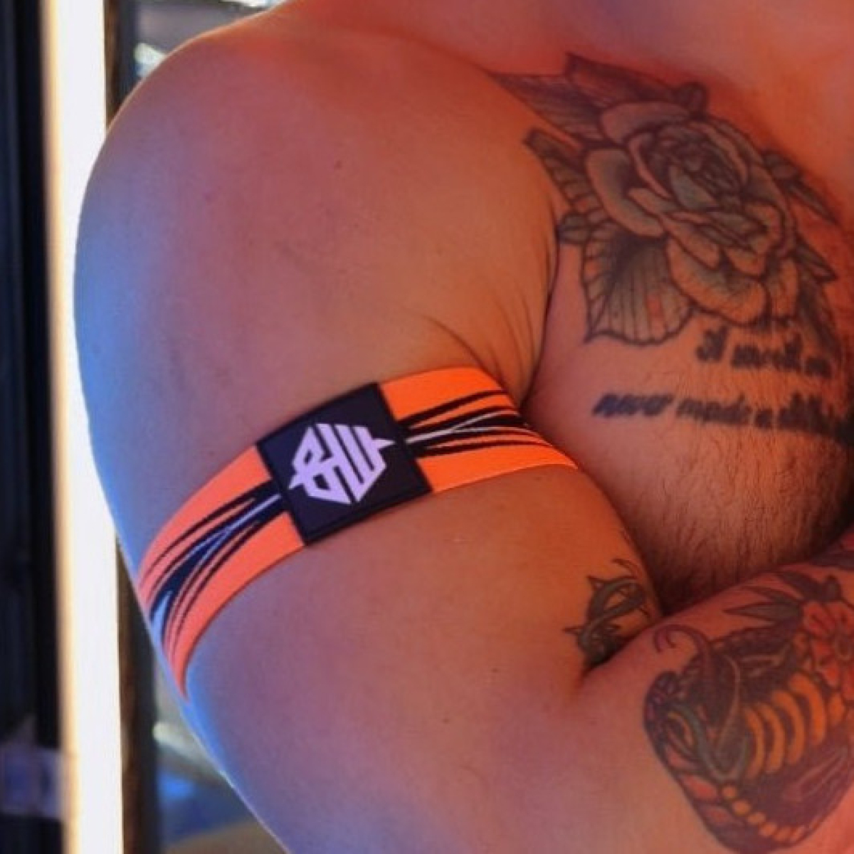 brassards circuit breaker orange neon x2 1