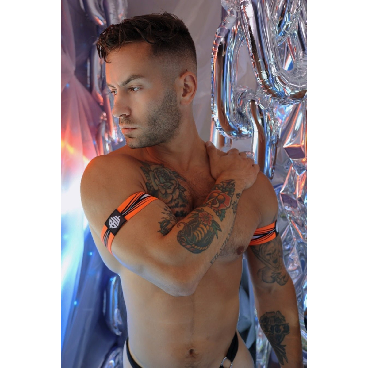 brassards circuit breaker orange neon x2 5