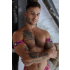 brassards circuit breaker rose neon x2 4