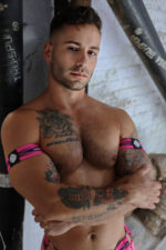 brassards circuit breaker rose neon x2 4
