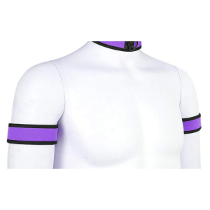 brassards en neoprene violet