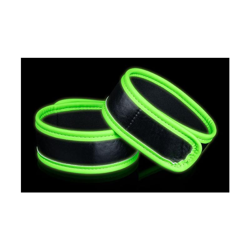 brassards phosphorescents glow biceps noirs 2