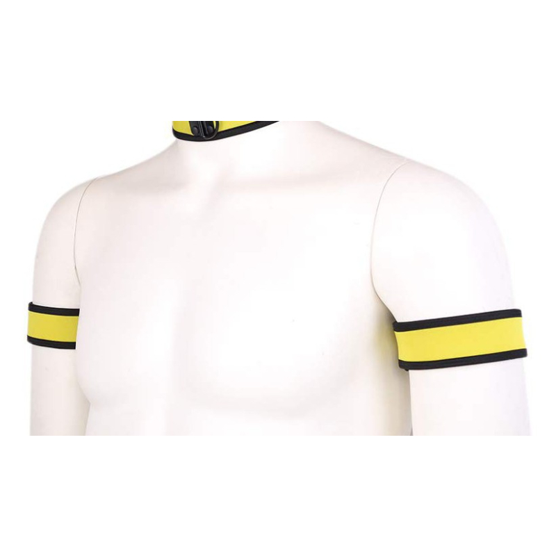 brassards puppy neoprene jaune 3