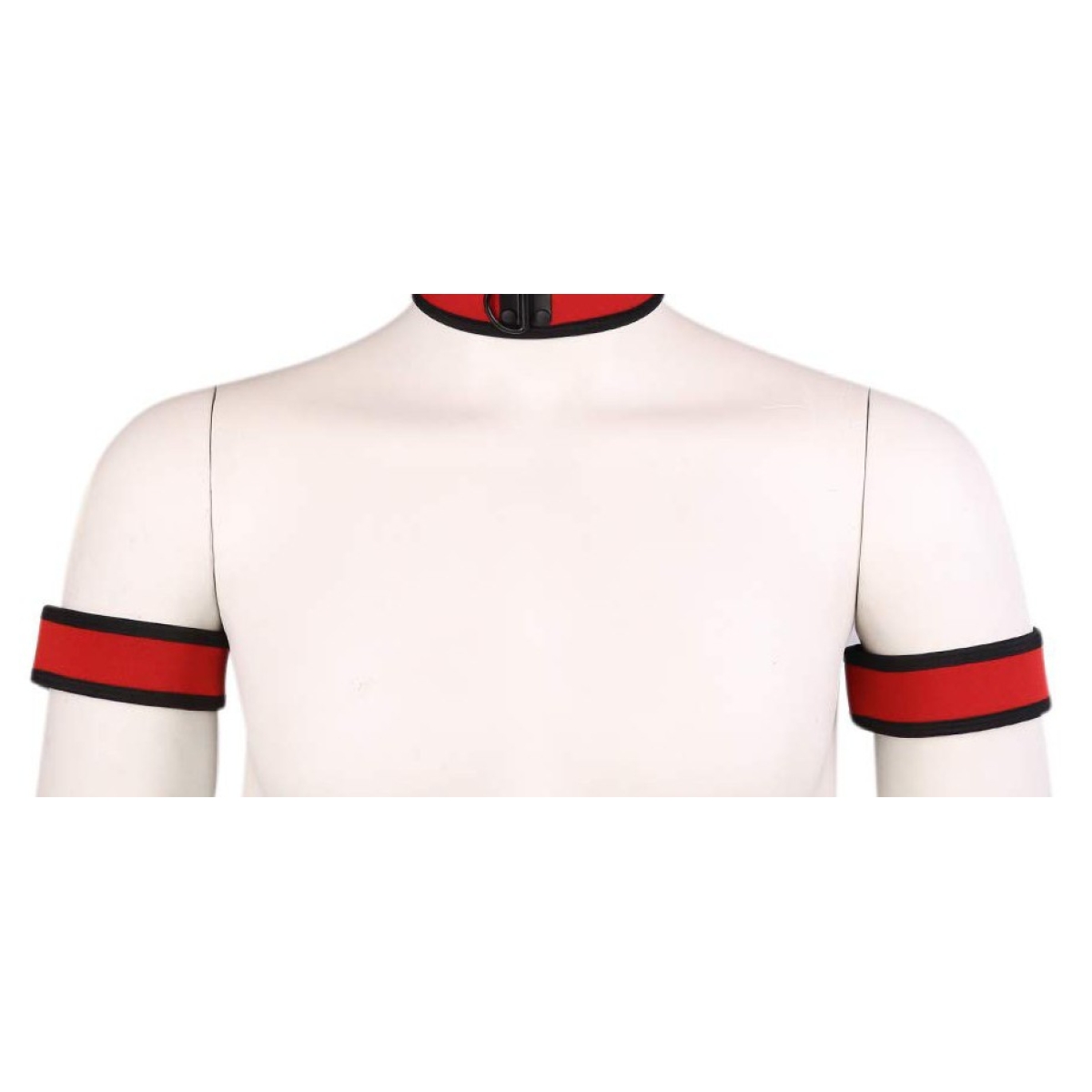 brassards puppy neoprene rouge 3