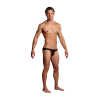 brazilian pouch bikini black 2