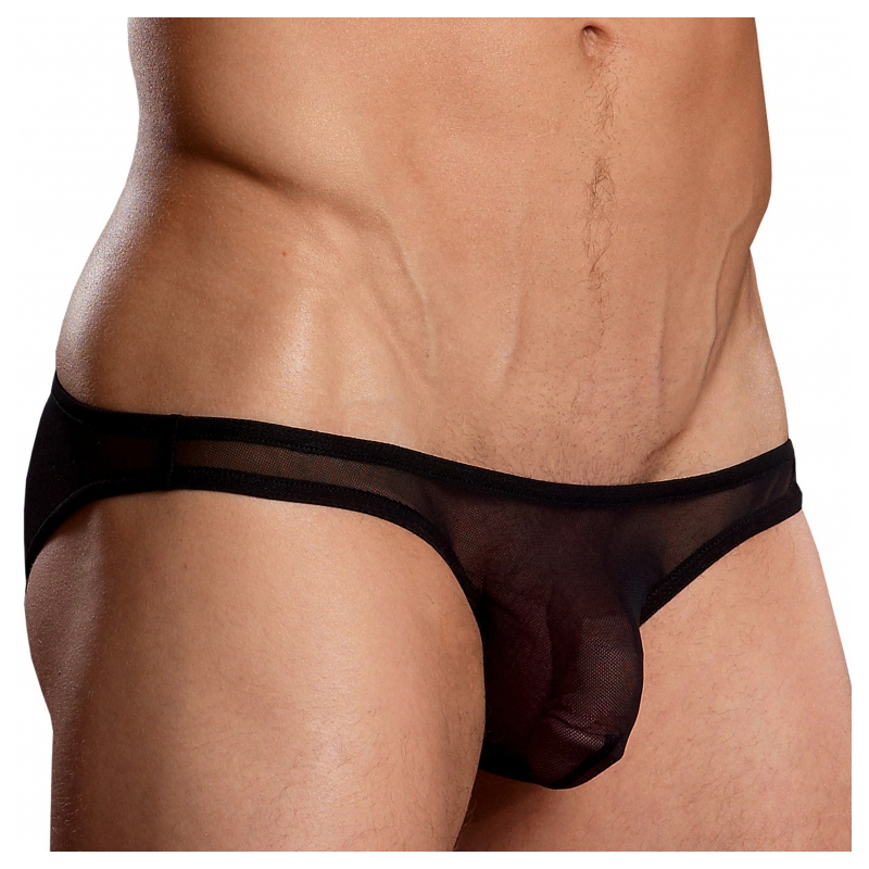 brazilian pouch bikini black