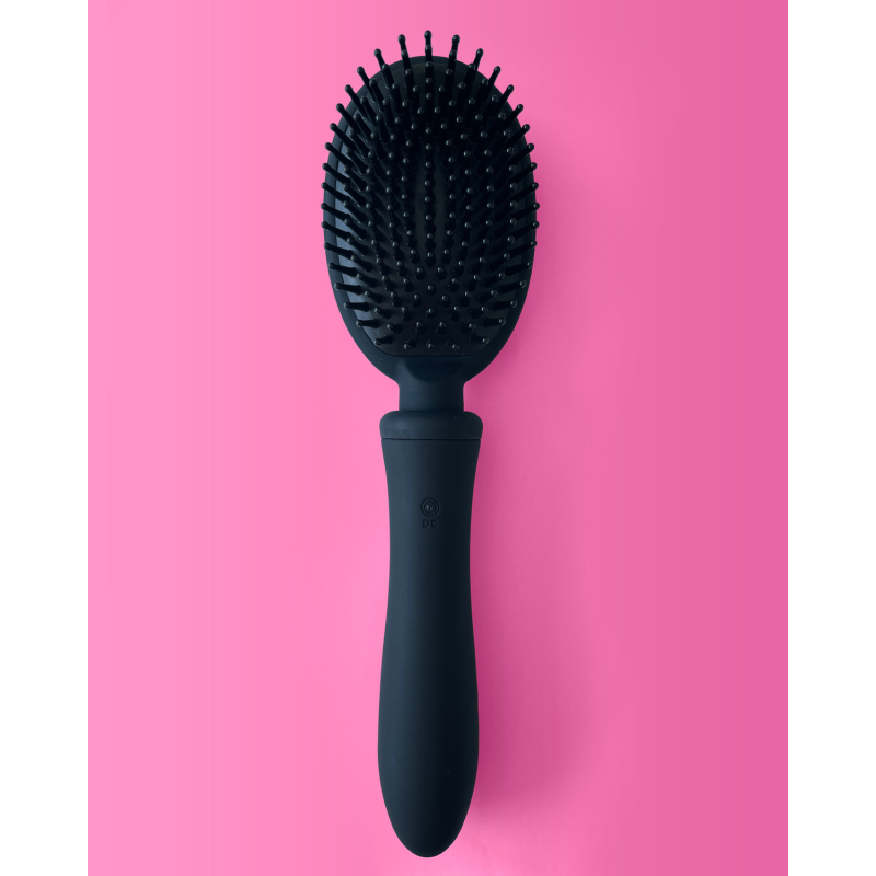 brosse-a-cheveux-vibrante-vibraliss-115-x-33cm-noir brosse a cheveux vibrante vibraliss 115 x 33cm noir