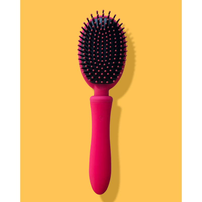 brosse-a-cheveux-vibrante-vibraliss-115-x-33cm-rose brosse a cheveux vibrante vibraliss 115 x 33cm rose