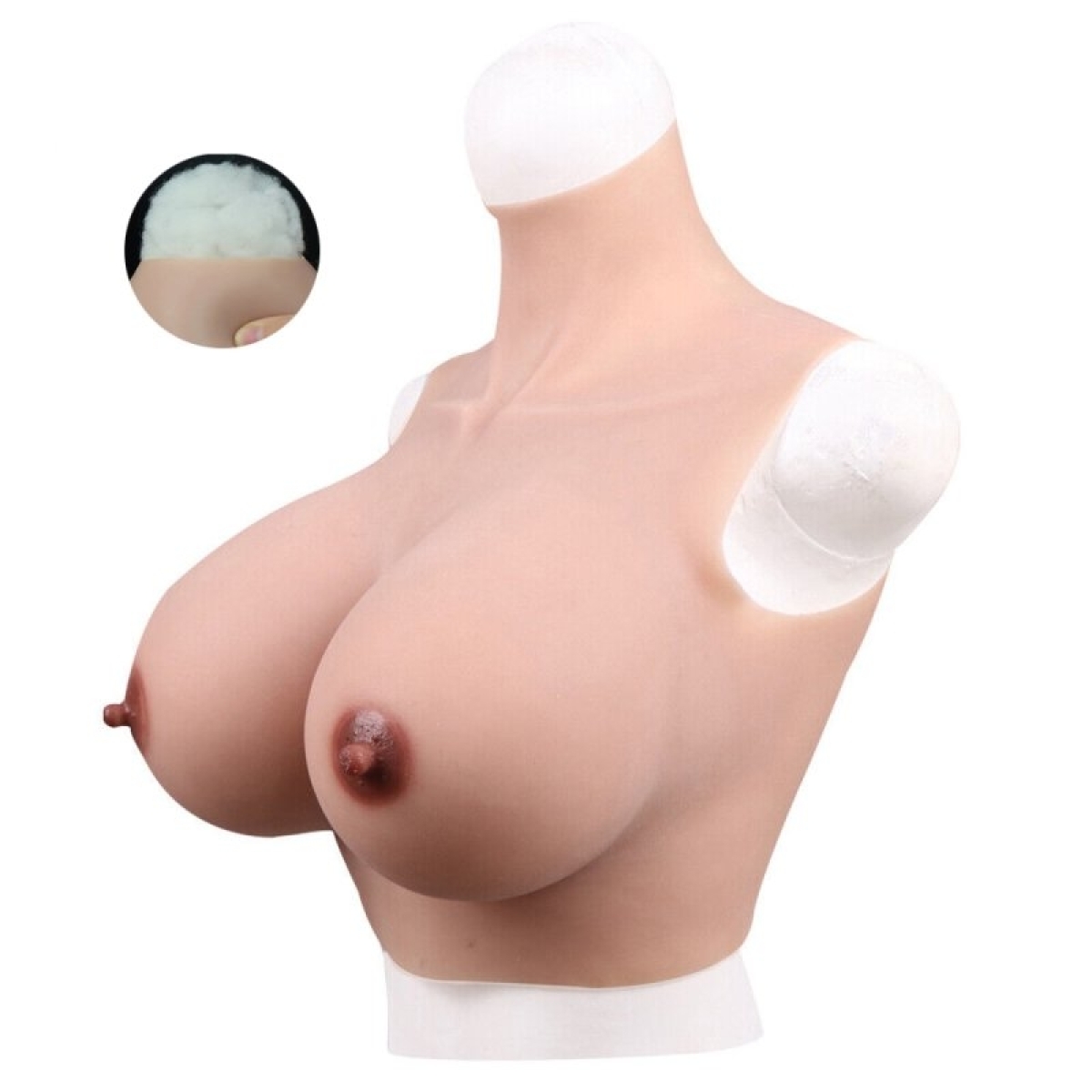 buste seins coton col haut bonnet 90b