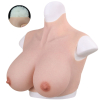 buste seins realistes coton col haut bonnet d