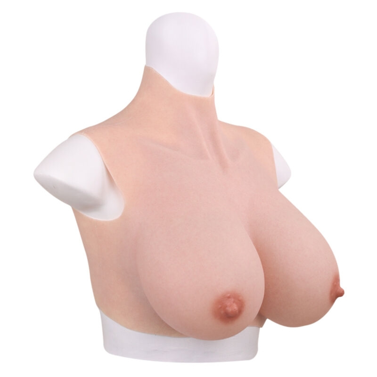 buste seins realistes silicone col haut bonnet d 9