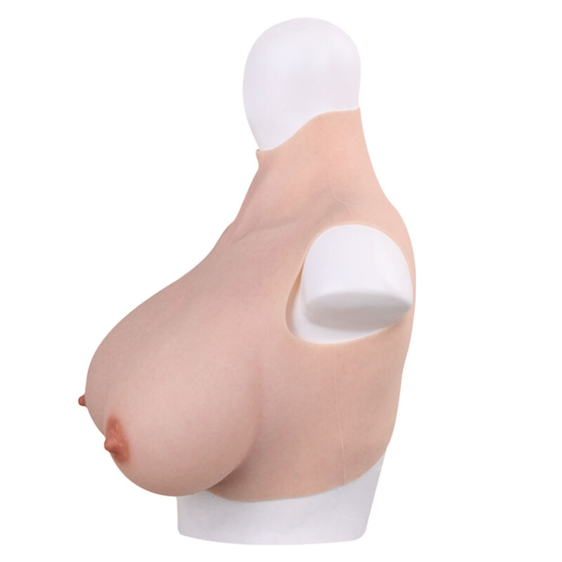 buste seins realistes silicone col haut bonnet e 6