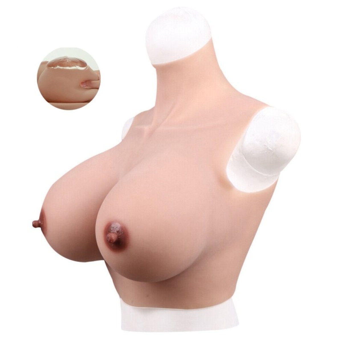 buste seins silicone col haut bonnet c 4