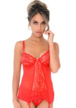 bustier porte jarretelles lace cami rouge 2 scaled