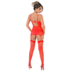 bustier porte jarretelles lace cami rouge 4 scaled