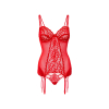 bustier porte jarretelles lace cami rouge 5 scaled