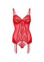 bustier porte jarretelles lace cami rouge 5 scaled