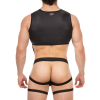 bustier porte jarretelles milos noir 1