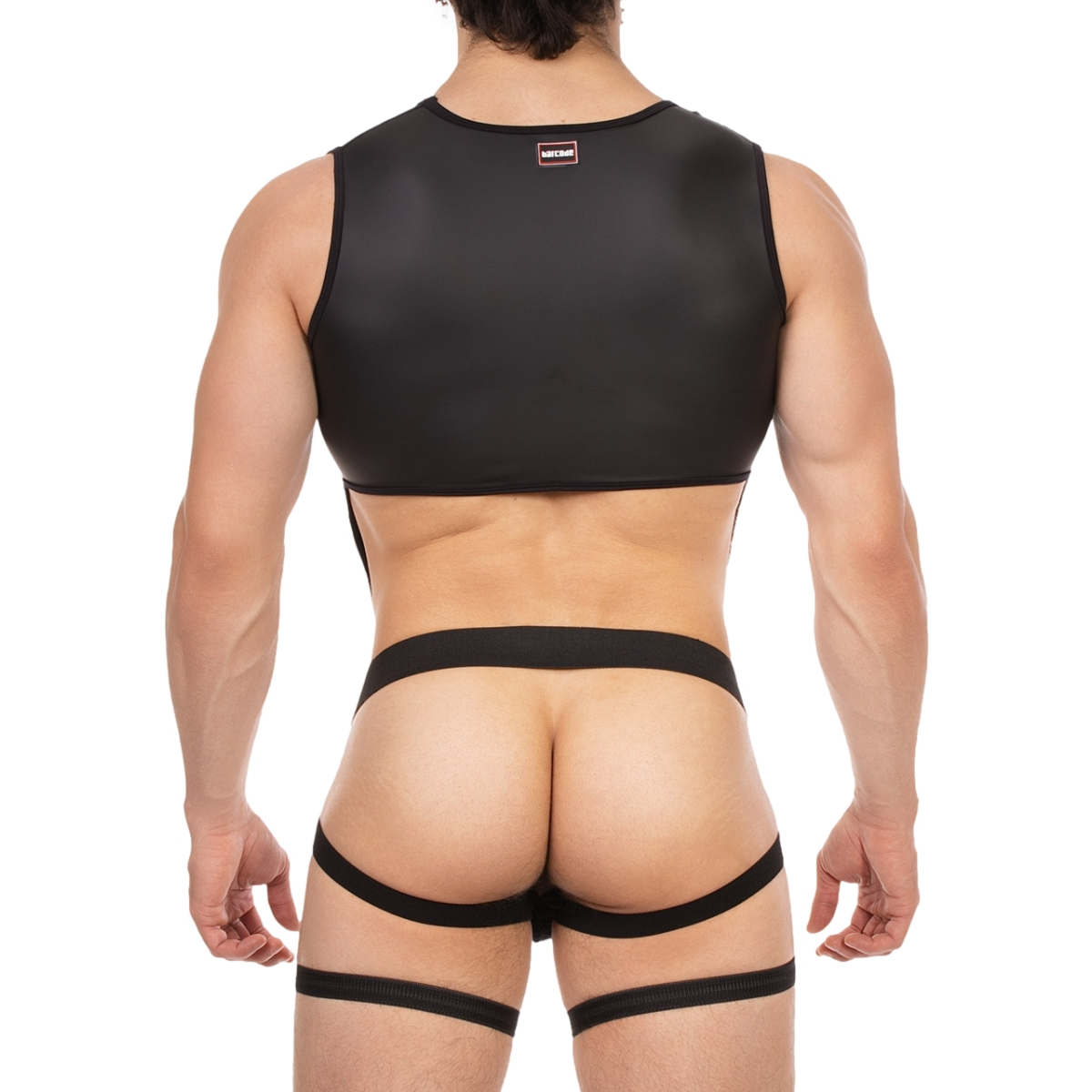 bustier porte jarretelles milos noir 1