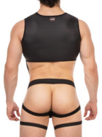bustier porte jarretelles milos noir 1
