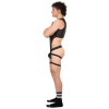 bustier porte jarretelles milos noir 3