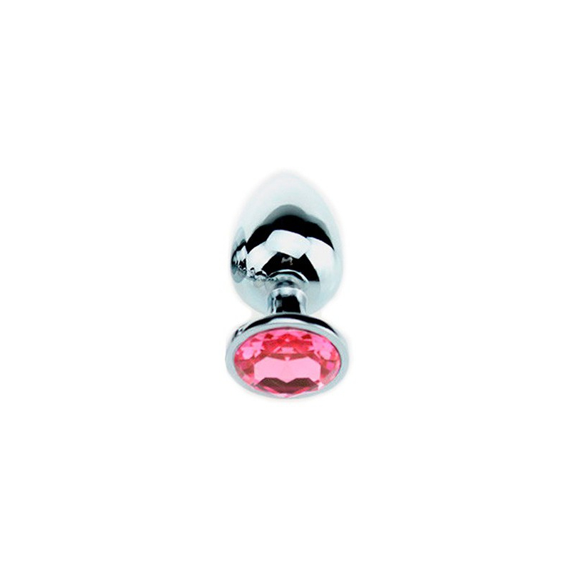 butt plug aluminium small pink 1