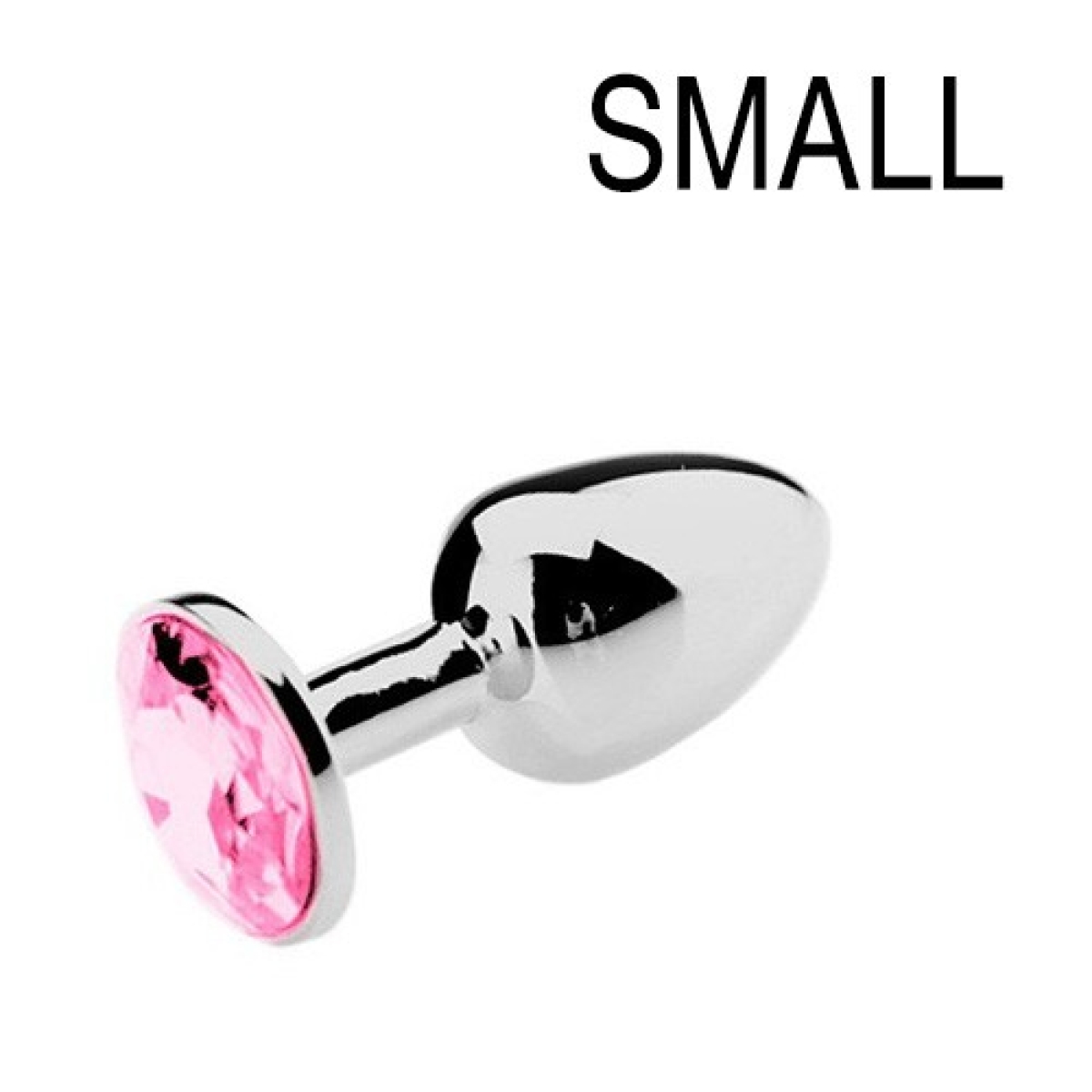 butt plug aluminium small pink