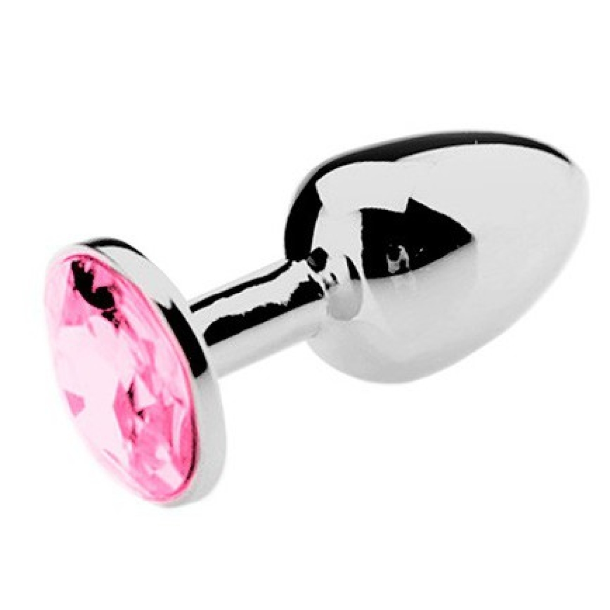 butt plug aluminium small pink 2