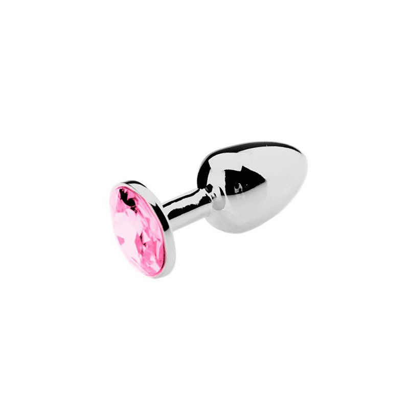 butt plug aluminium small pink 2