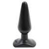 butt plug smooth 12 x 38 cm noir