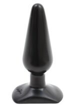 butt plug smooth 12 x 38 cm noir